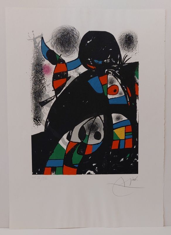 Litografia Miró - San Lazarro - Fondation 