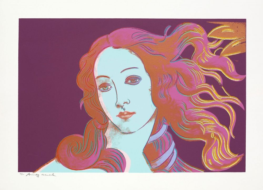 Serigrafia Warhol - Sandro Botticelli, Birth of Venus, 1482 (FS II.317)