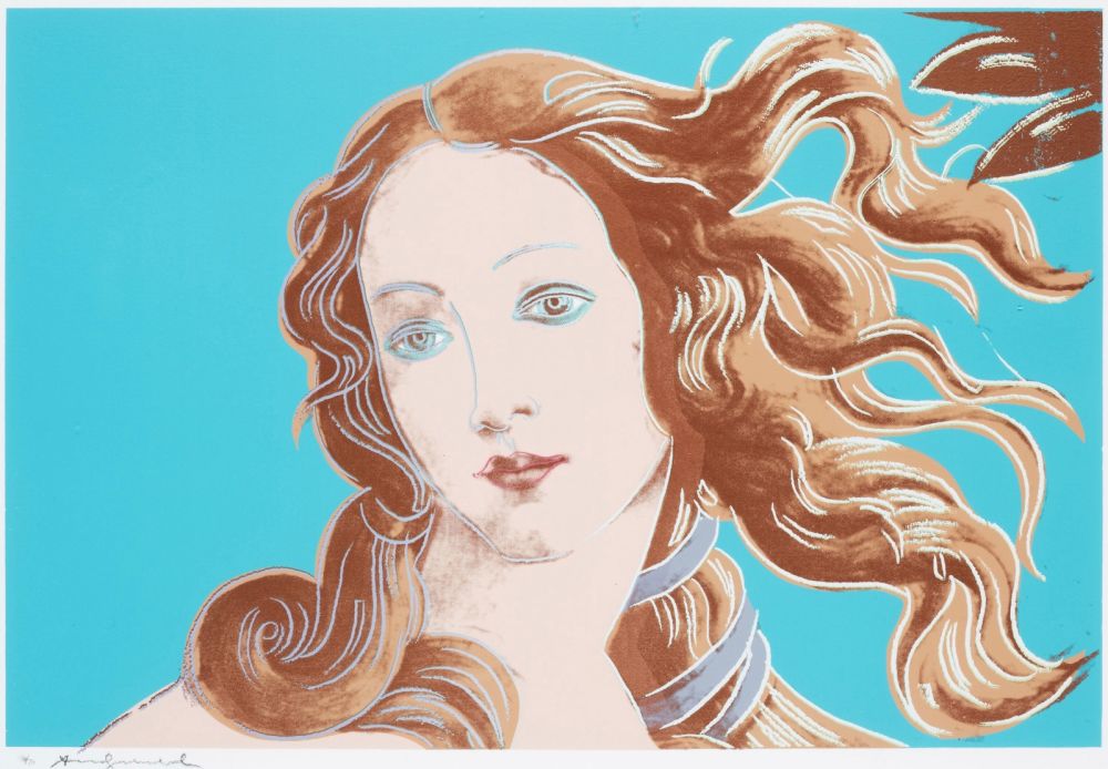 Serigrafia Warhol - Sandro Botticelli, Birth of Venus, 1482 (FS II.319)