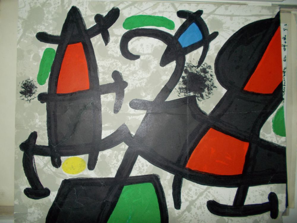 Litografia Miró - Sans