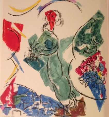 Litografia Chagall - Sans