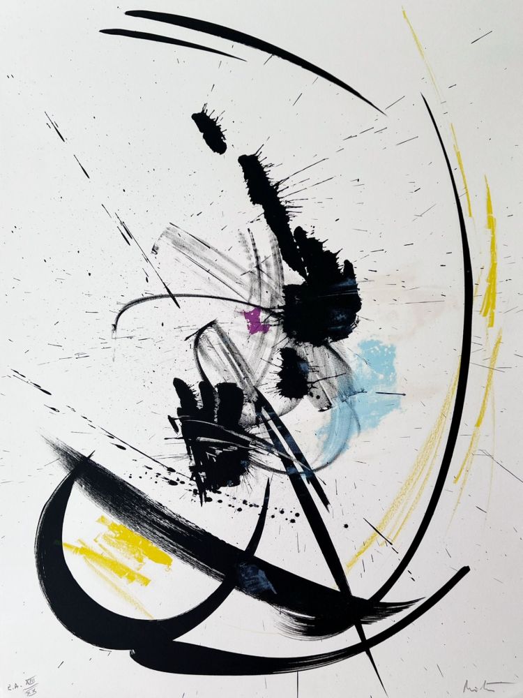 Litografia Miotte - Sans titre 