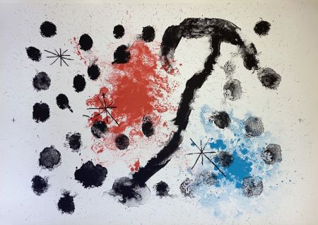 Litografia Miró - Sans titre