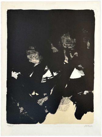 Litografia Soulages - Sans titre