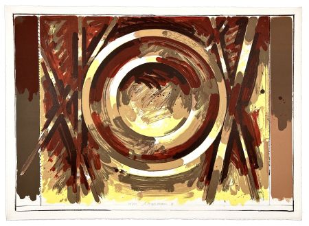 Litografia Titus Carmel - Sans titre 2