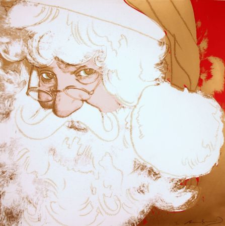 Serigrafia Warhol - Santa Claus