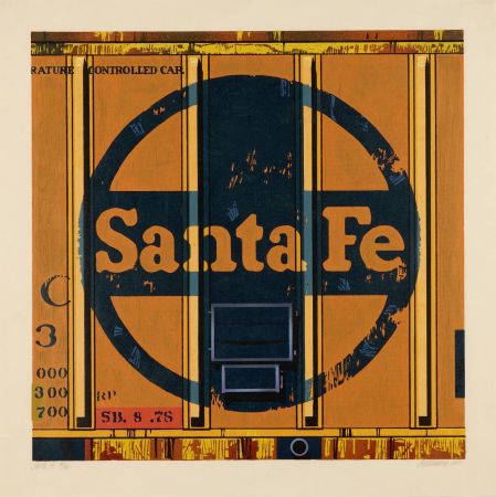 Incisione Su Legno Cottingham - Santa Fe
