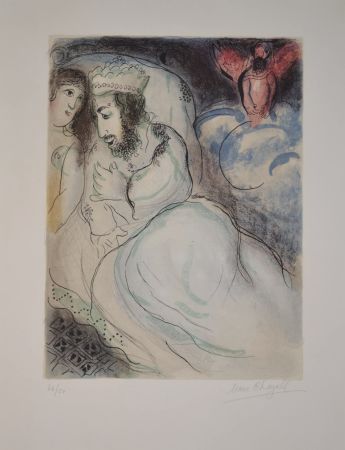 Litografia Chagall - Sarah And Abimelech - M239