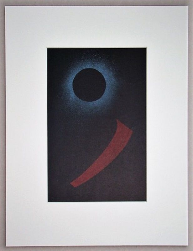Litografia Kandinsky - Schwarze Sonne, 1940