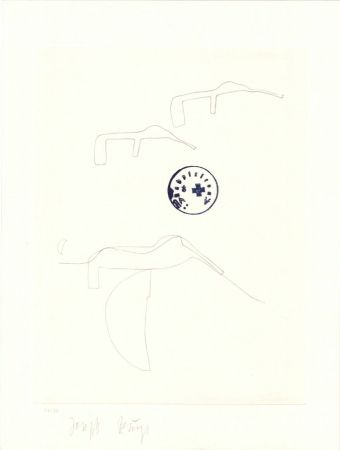 Litografia Beuys - Schwurhand: Eiszeit  Normalausgabe