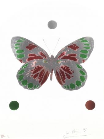 Non Tecnico Hirst - Science Xmas Butterfly Print