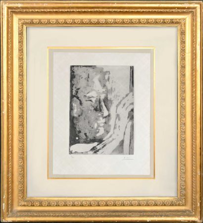 Acquatinta Picasso - Sculpteur