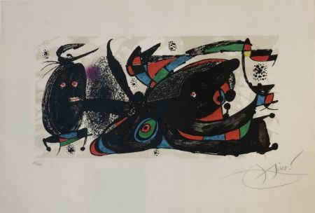 Litografia Miró - Sculpteur 