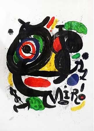 Litografia Miró - Sculptures