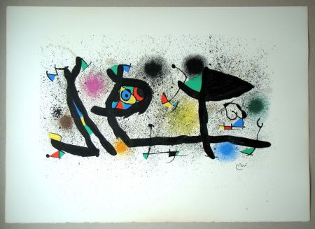 Litografia Miró - Sculptures