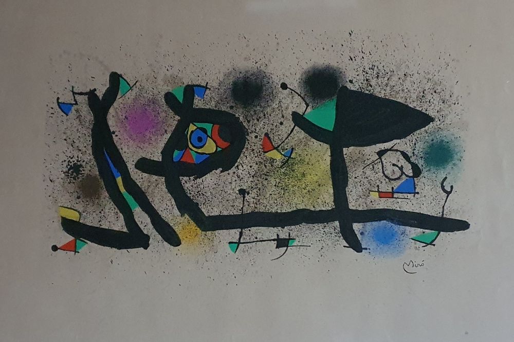 Litografia Miró - Sculptures (III)