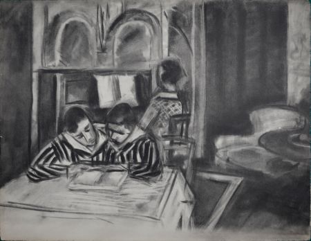 Litografia Matisse - Scène d'intérieur, 1933 