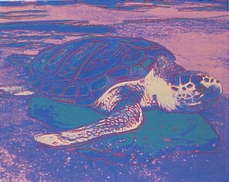 Serigrafia Warhol - Sea Turtle
