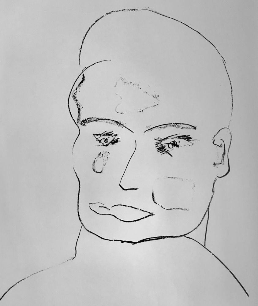 Litografia Francis - Self Portrait