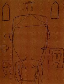Litografia Brown - Self portrait 10