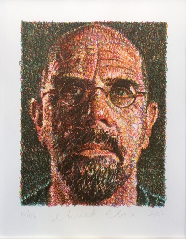 Serigrafia Close - Self Portrait (Lincoln Center)