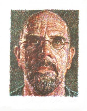 Serigrafia Close - Self Portrait (Lincoln Center)