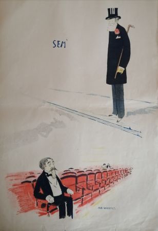 Litografia Goursat - SEM - Caricature Album Marseillais