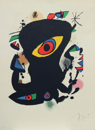 Litografia Miró - SENZA TITOLO
