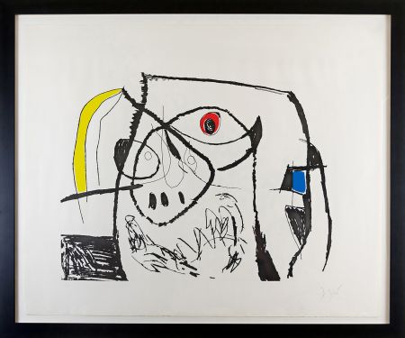 Incisione Miró - Serie Mallorca Plate XII 