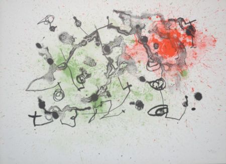 Litografia Miró - Series II - Rouge et Vert - M288