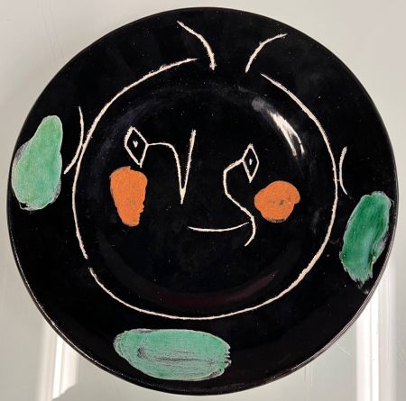Ceramica Picasso - Service visage Noir ( A.R. 37)