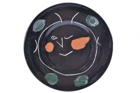 Ceramica Picasso - Service Visage Noir (A.R. 46 Plate K) 