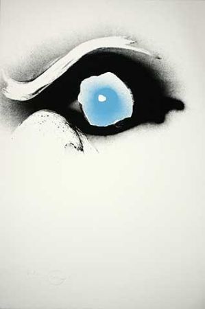 Serigrafia Piene - Seuloeil blau/schwarzes Auge