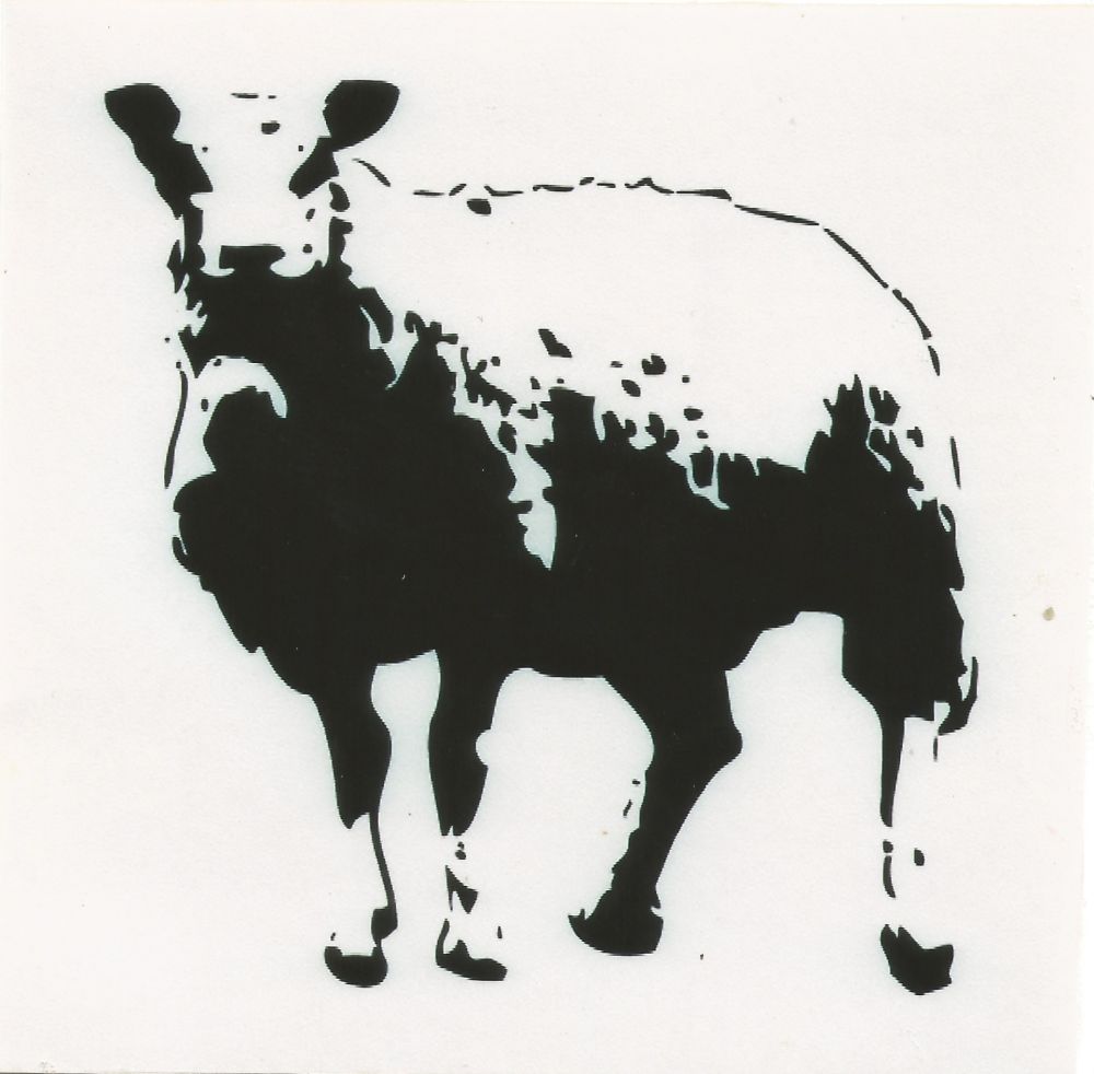 Serigrafia Blek Le Rat - Sheep (baah)