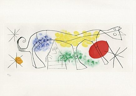 Acquaforte E Acquatinta Miró - Sheet 1 from 