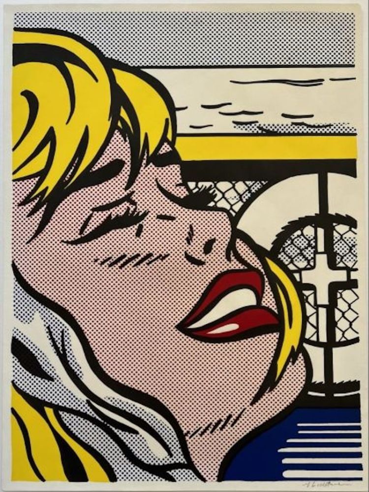 Litografia Lichtenstein - Shipboard Girl