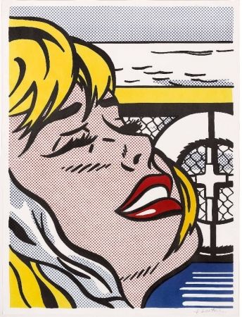 Litografia Lichtenstein - Shipboard Girl (Corlett II. 6)