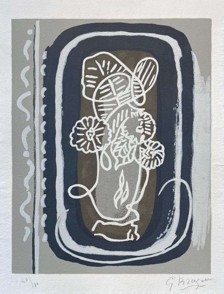 Incisione Su Legno Braque - Si je mourais là-bas 