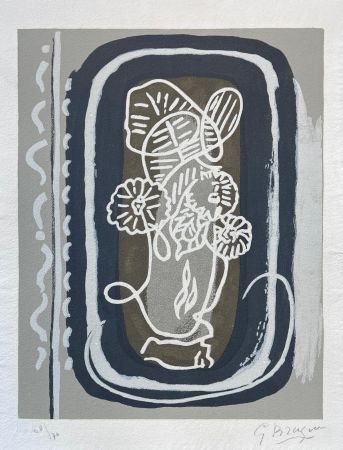 Incisione Su Legno Braque - Si je mourais là-bas 