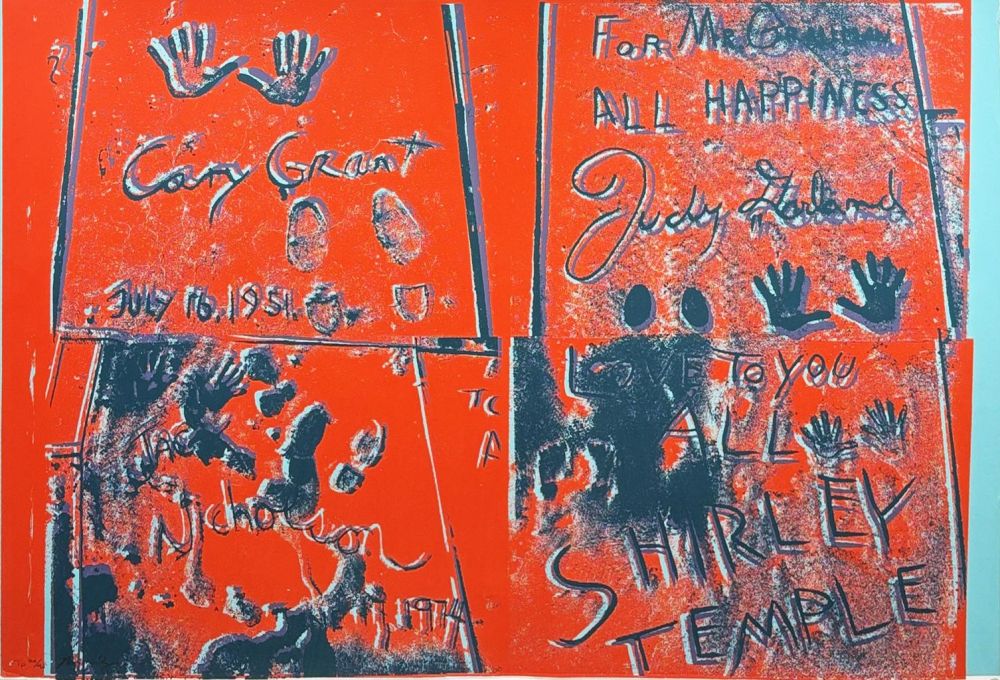 Serigrafia Warhol - Sidewalk, II.304 from Eight by Eight to Celebrate the Temporary Contemporary portfolio