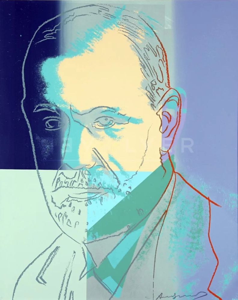 Serigrafia Warhol - Sigmund Freud 