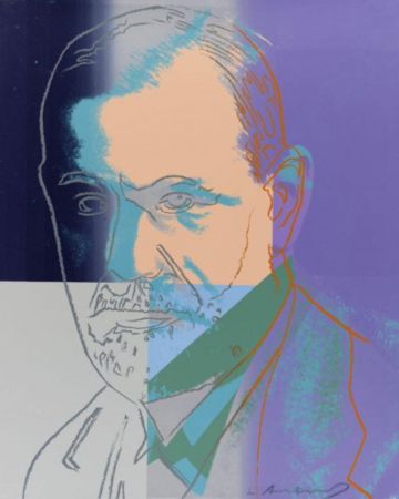 Serigrafia Warhol - Sigmund Freud