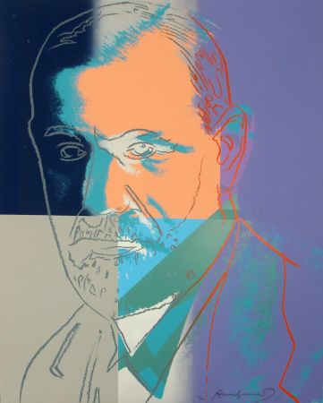 Serigrafia Warhol - Sigmund Freud, II.235 from Ten Painters of Jews in the Twentieth Century