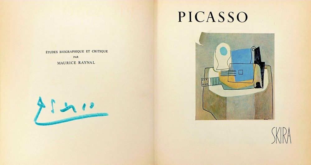 Libro Illustrato Picasso - Signed The Taste of Our Time by Skira Raynal 1953 FIRST EDITION in French