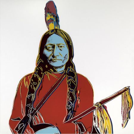 Serigrafia Warhol - Sitting Bull
