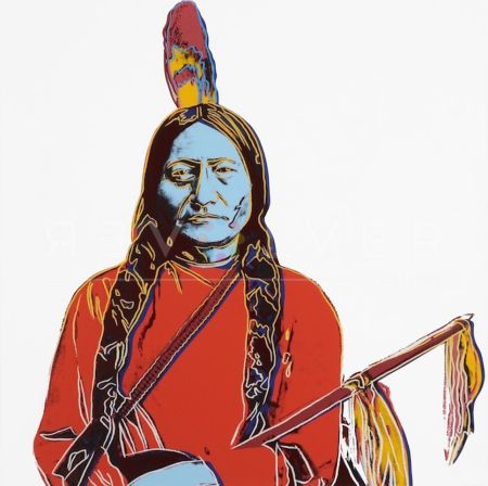 Serigrafia Warhol - Sitting Bull (FS IIA.70)