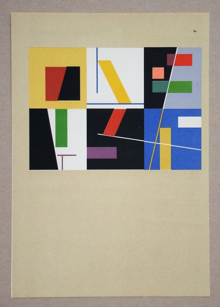 Litografia Taeuber-Arp - Six espaces distincts, 1939