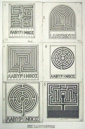 Acquatinta Tilson - Six labyrinths