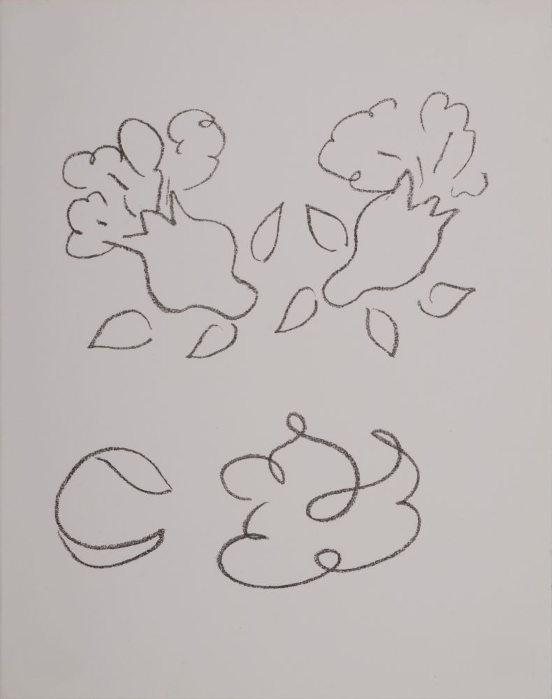 Litografia Matisse - Sketch for la religieuse portugaise, 1972