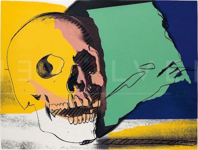 Serigrafia Warhol - Skull (FS II.158)